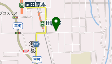 田原本町イベント広場の地図画像