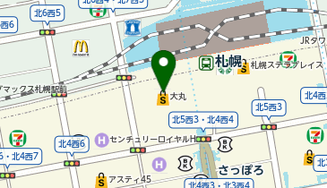 柿安ダイニング 大丸札幌店の地図画像