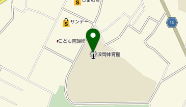 浪岡体育館の地図画像