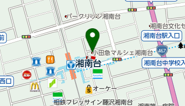 バーガーキング 湘南台店の地図画像