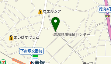 赤塚健康福祉センター 保険指導係の地図画像