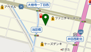 イシグロ 岡崎大樹寺店の地図画像