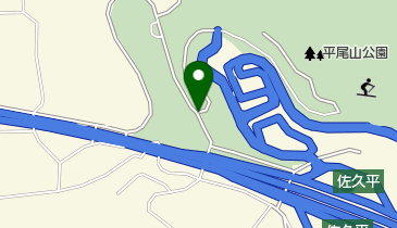 佐久平ハイウェイオアシス パラダ 森林セラピー基地 平尾の森の地図画像