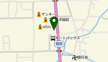 旬菜鮮魚と旨い酒 わらび 稲寄店の地図画像