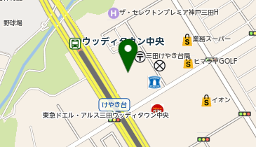 フロレスタ 三田ウッディタウン店の地図画像