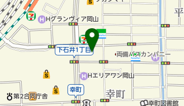 ビ・ファセット アイラッシュ スクール 岡山校の地図画像