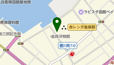 杉養蜂園 函館金森倉庫店の地図画像