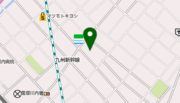 美容室 l'oiseau bleu(ロワゾ ブルー)の地図画像