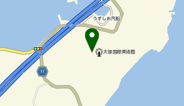 大塚国際美術館ミュージアムショップの地図画像