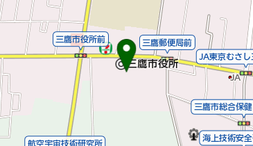 三鷹市市民総合体育館(市民センター内)の地図画像