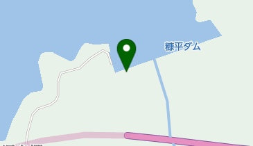 糠平湖展望台の地図画像