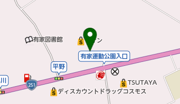 Avanti(アバンティ) イオン有家店の地図画像