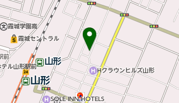 焼肉居酒屋 獏羅の地図画像