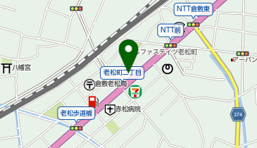 六一眼鏡店の地図画像