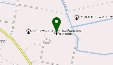 楽天イーグルスひらかドーム / スポーツランドひらか 屋内運動場の地図画像