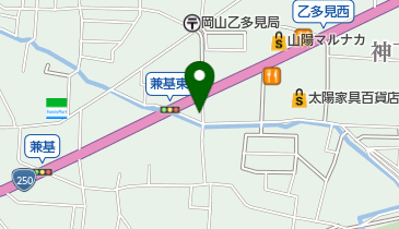 ベクトル 東岡山店の地図画像