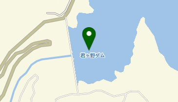 君ヶ野ダムの地図画像