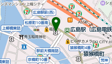 deux C(ドゥ セー) 福屋広島駅前店の地図画像