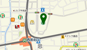 UniLife(ユニライフ) 西宮北口店の地図画像