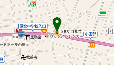 つるやゴルフ 福岡西店の地図画像