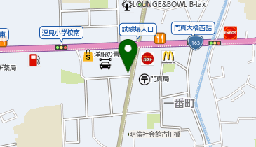 せんたく館 柳田町店の地図画像