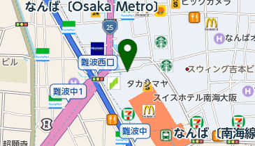 福寿館 なんばダイニングメゾン店の地図画像