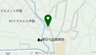 芦屋 いわいの地図画像