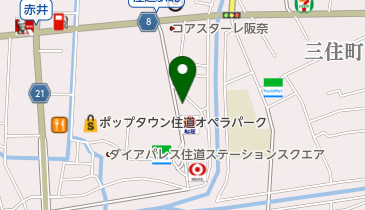 浜焼き・串かつ酒場 波平 住道店の地図画像