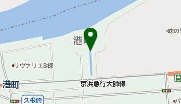 河港水門の地図画像