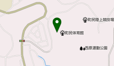 西原町民体育館の地図画像
