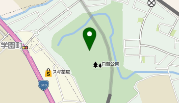 白鷺公園運動広場の地図画像
