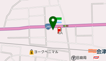 JA会津よつば みなみ東部 営農経済センター 地域総合課の地図画像