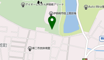 伊勢崎市弓道場の地図画像