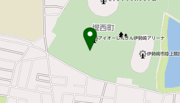 伊勢崎市補助競技場の地図画像