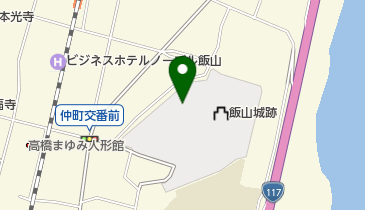 飯山市弓道場の地図画像