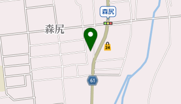 手打ちそば 八笑の地図画像