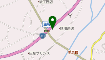 鮨処 若松家の地図画像