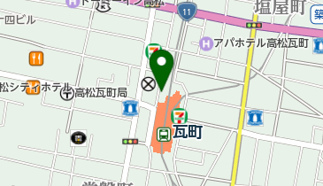 洋食 おなじみの地図画像