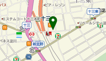 小だるま 十三駅前東口店の地図画像