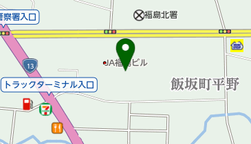 ライフショップ JA福島ビル店の地図画像