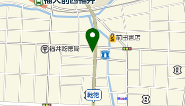 レンタルバイク 福井店赤い3輪車の地図画像