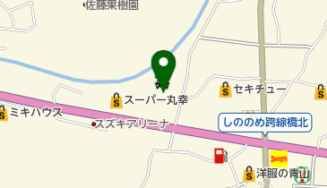 オートウェイ 富岡バイパス店 車検センターの地図画像