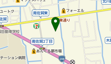 南佐賀児童公園の地図画像