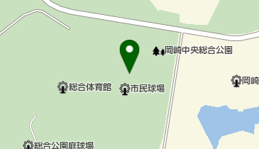 岡崎球場の地図画像