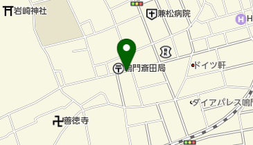 菓舗ふくおかの地図画像