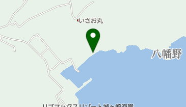 八幡野海岸の地図画像