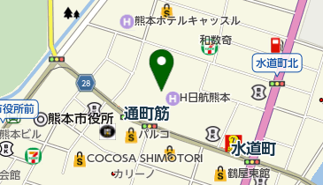 同仁堂 上通店の地図画像