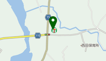 西田町 夕焼け市の地図画像