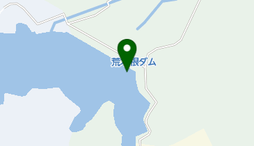 荒木根ダムの地図画像