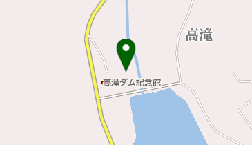 高滝湖畔公園の地図画像